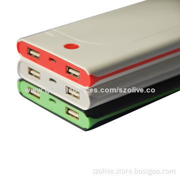 Dual output power banks, can charge 2 digital products at the same time